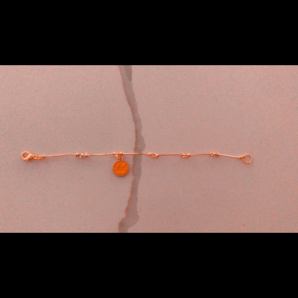 Smiley Face charm bracelet